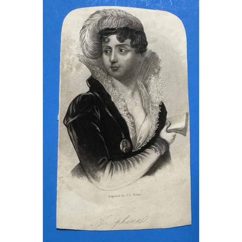 Lot of 4 Victorian Color Paper Scraps Fashionable Ladies w/ Big Hats